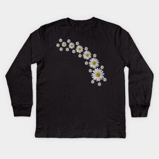 daisy flowers, blooming daisies, blooms Kids Long Sleeve T-Shirt